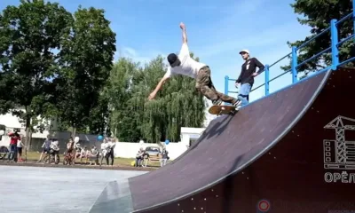 На Центральном стадионе Орла отремонтировали площадку для скейтбордов