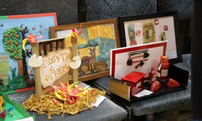 «Чрезвычайные» истории в рисунках и поделках юных орловцев