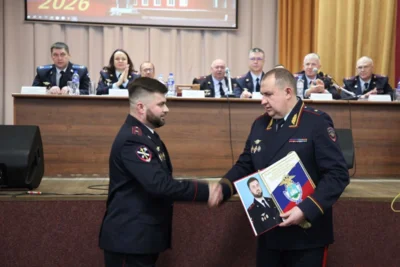 Фото 5. Орловские полицейские подвели итоги работы ОВД в 2025 году