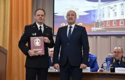 Фото 7. Орловские полицейские подвели итоги работы ОВД в 2025 году