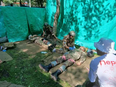 Фото 1. Команда «Неручь» Залегощенского района успешно завершила окружной этап «Зарницы 2.0» в Московской области