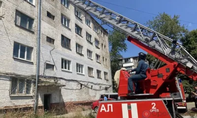 В Орле из горящего дома спасли двух детей