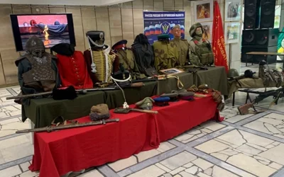 Фото 1. Орловские приставы отмечают 160-летие образования службы