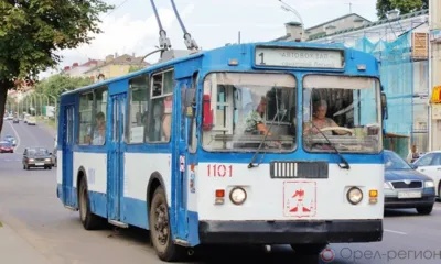 Орловские троллейбусы временно приостановили движение до автовокзала