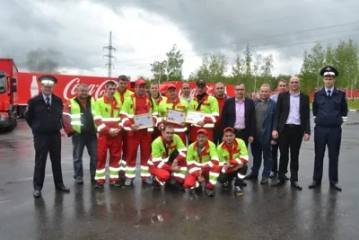 На заводе Coca-Cola Hellenic прошел конкурс водительского мастерства