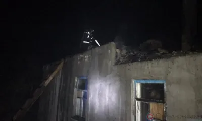 В Орловской области на выходных сгорел жилой дом