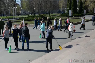Орловцы выйдут на субботник 24 апреля