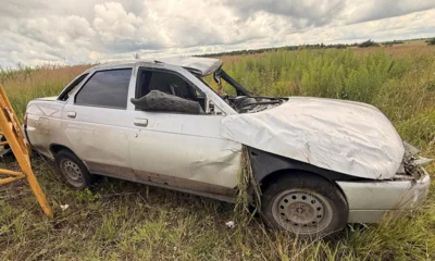 Под Орлом погиб водитель перевернувшегося автомобиля