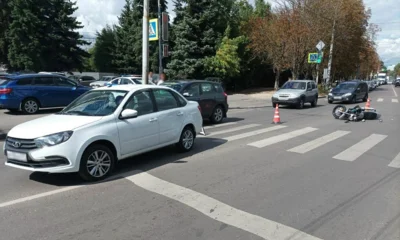 В Орле два нарушителя спровоцировали ДТП на перекрёстке