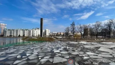 Уровень воды в реках Орла за сутки снизился на 12 см