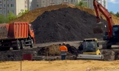 Новый выезд из Зареченского микрорайона Орла готов на 70%