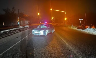 Под Орлом Mazda сбила нарушителя ПДД