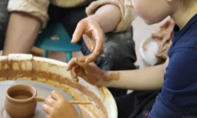 В Болховском детском доме-интернате заработала гончарная мастерская