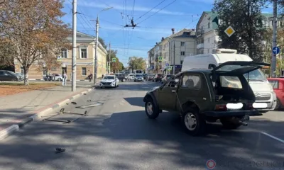 В Орле госпитализировали пассажирку перевернувшейся «Нивы»