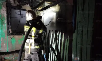 В Новосиле при пожаре погиб мужчина