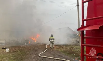 В Ливенском районе из-за неисправной электропроводки сгорел дом