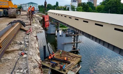 Работы по реконструкции Красного моста в Орле идут с опережением графика