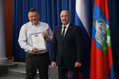 Фото 5. В Орле чествовали работников дорожного хозяйства региона