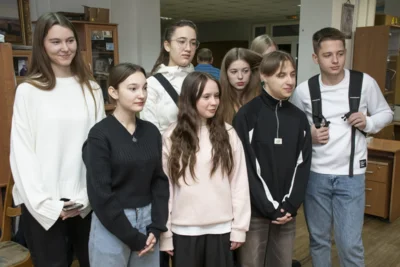 Фото 2. Студенты ОГУ побывали в гостях у «Орловской правды»