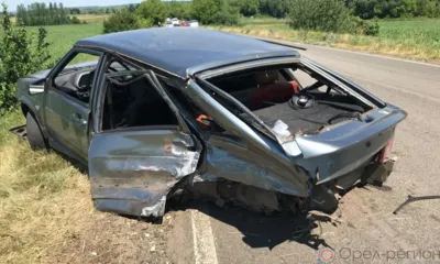 В Малоархангельском районе ВАЗ-2114 и Volkswagen Golf не поделили дорогу