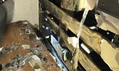 В Орле дом загорелся из-за неисправной электропроводки