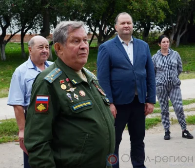 Фото 3. На Орловщине установили памятные обелиски на мемориале Победы