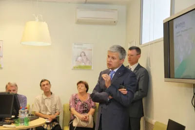 Председатель Центрально-Черноземного банка Петр Колтыпин встретился с участниками проекта «Пенсионеры – актив общества!»