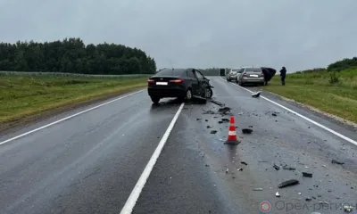 В Орловской области при лобовом столкновении двух автомобилей пострадала четырёхлетняя девочка
