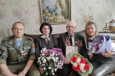 Ливенский фронтовик Иван Андреевич Бобкин отметил вековой юбилей