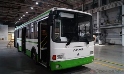 28 новых автобусов ЛиАЗ прибыли в Орёл