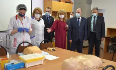 Леонид Музалевский и Михаил Вдовин познакомились с работой Орловского базового медицинского колледжа