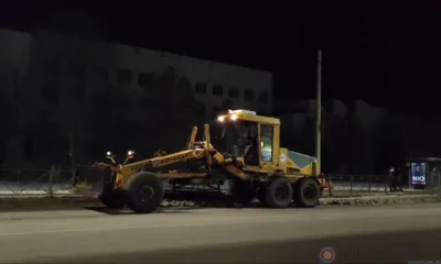 В Орле продолжается зимняя уборка улиц