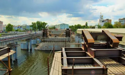 На Красном мосту в Орле в июле завершат сборку и надвижку пролёта