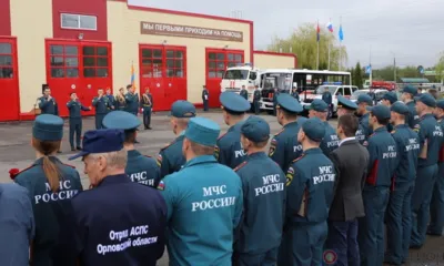 Орловским пожарным вручили новую технику