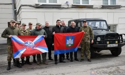 В зону СВО из Орла отправлен автомобиль УАЗ «Хантер»