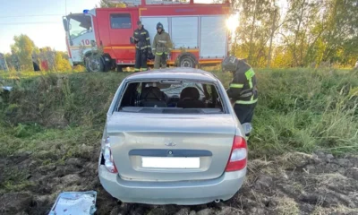 Погиб водитель перевернувшегося на орловской трассе автомобиля