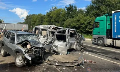 В крупном ДТП под Орлом пострадали 5 человек