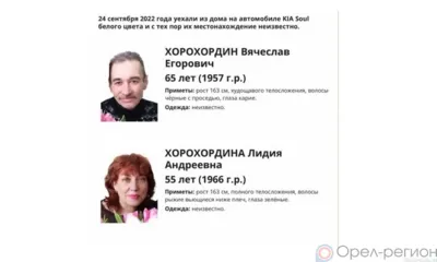 СК возбудил уголовное дело по факту исчезновения двух орловцев