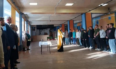 Фото 1. Более 60 ливенских призывников проводили в армию