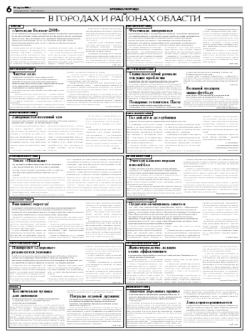 Орловская правда 2008-04-22