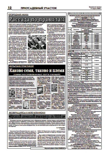 Орловская правда 2006-03-17