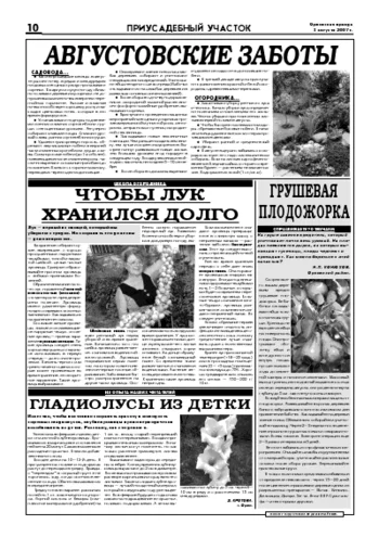 Орловская правда 2007-08-03