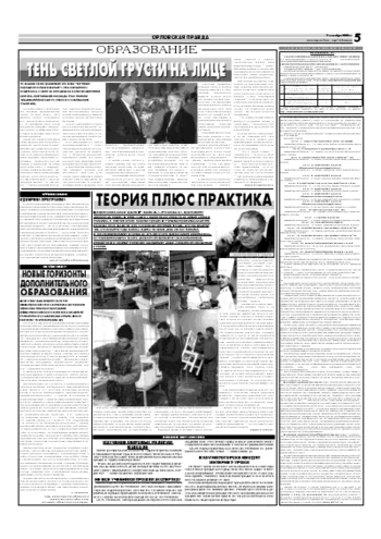 Орловская правда 2006-09-09
