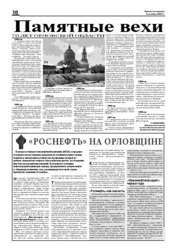 Орловская правда 2007-10-05