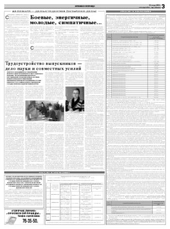 Орловская правда 2010-01-25