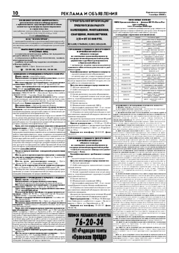 Орловская правда 2008-11-07