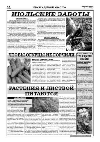 Орловская правда 2007-07-06