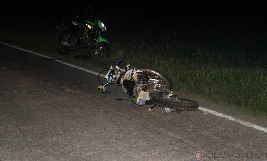 Под Орлом два несовершеннолетних мотоциклиста не поделили дорогу